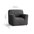 Mosaico - Funda Sillon Charcoal