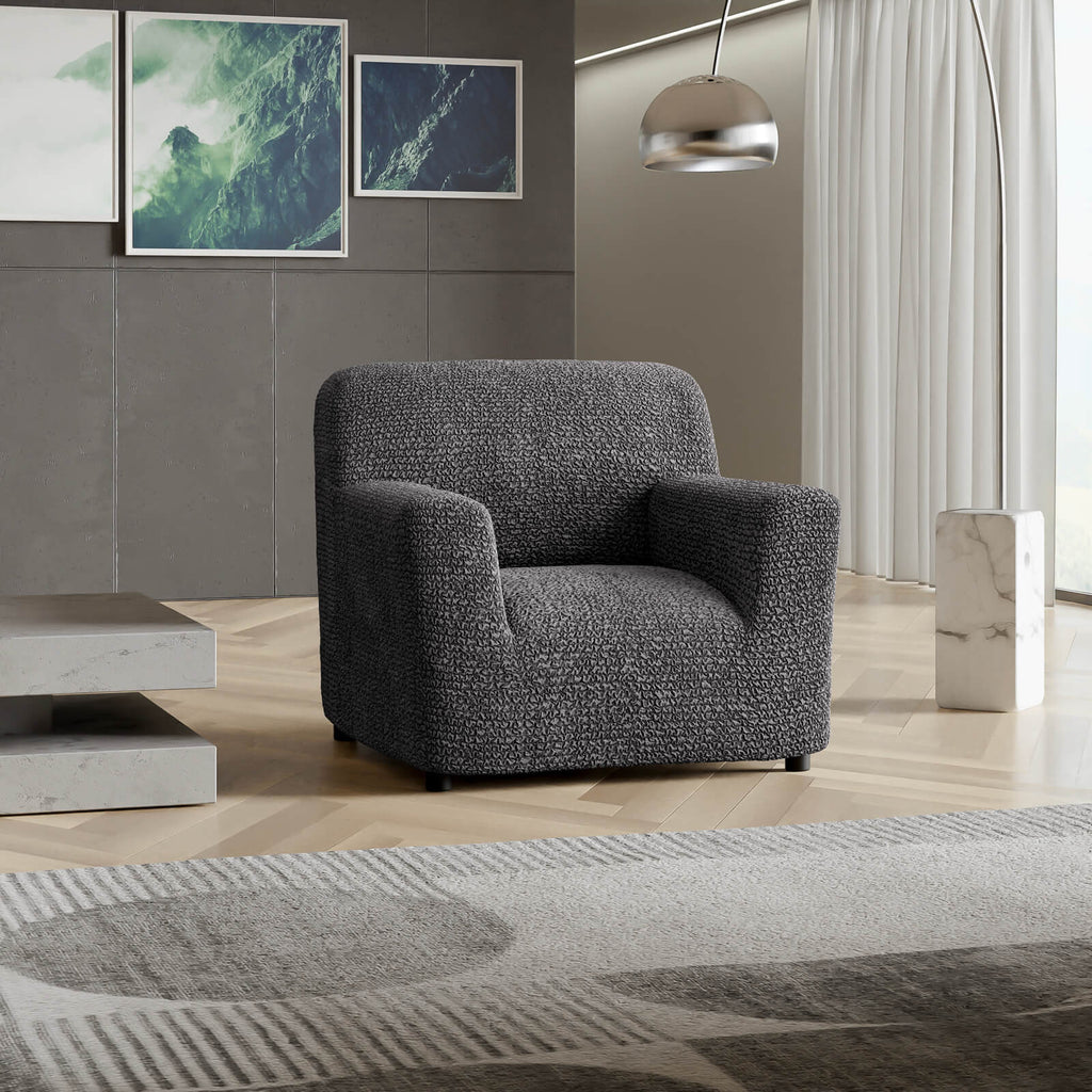 Microfibra - Funda Sillon Charcoal