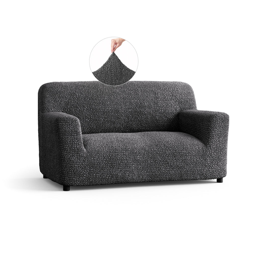 Microfibra - Funda Sofa 2 cuerpos Charcoal