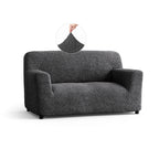 Microfibra - Funda Sofa 2 cuerpos Charcoal