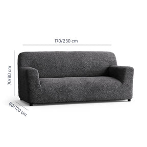 Microfibra - Funda Sofa 3 cuerpos Charcoal