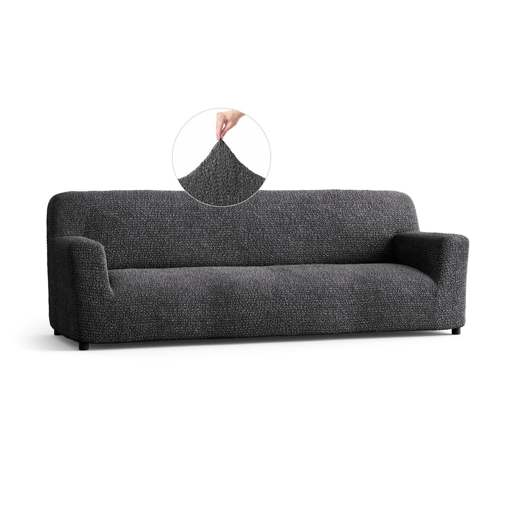 Microfibra - Funda Sofa 4 cuerpos Charcoal
