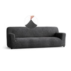 Microfibra - Funda Sofa 4 cuerpos Charcoal