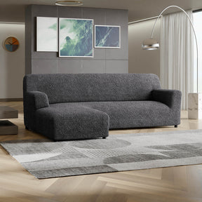 Microfibra - Funda Sofa L Izquierdo Charcoal