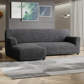 Microfibra - Funda Sofa L Izquierdo Charcoal