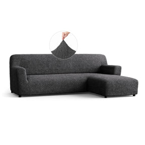 Microfibra - Funda Sofa L Derecho Charcoal