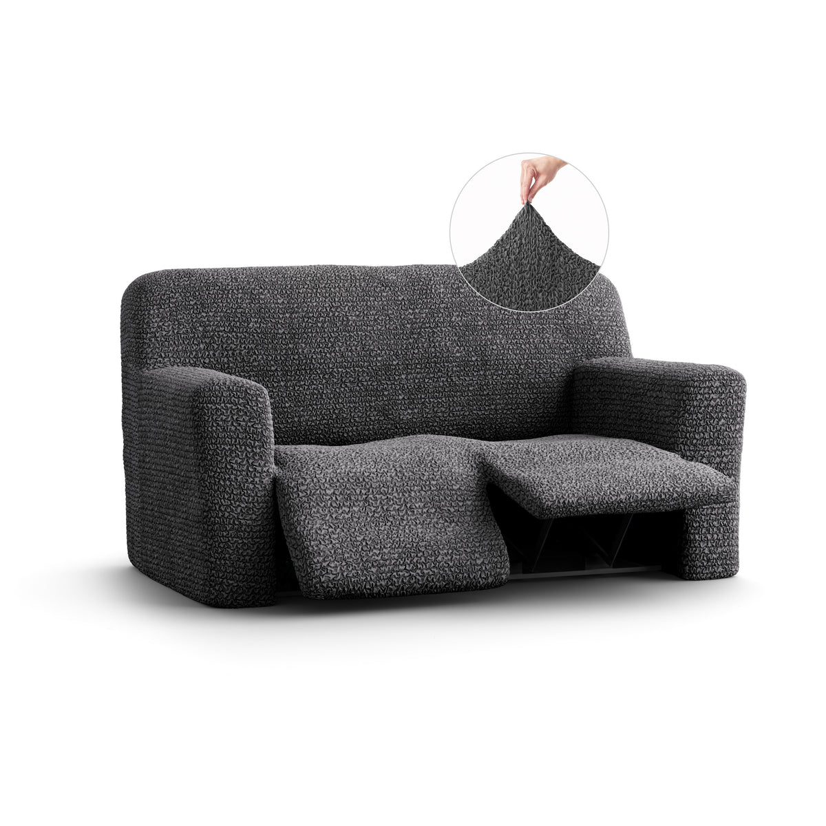 Microfibra - Funda Berger 2 cuerpos Charcoal