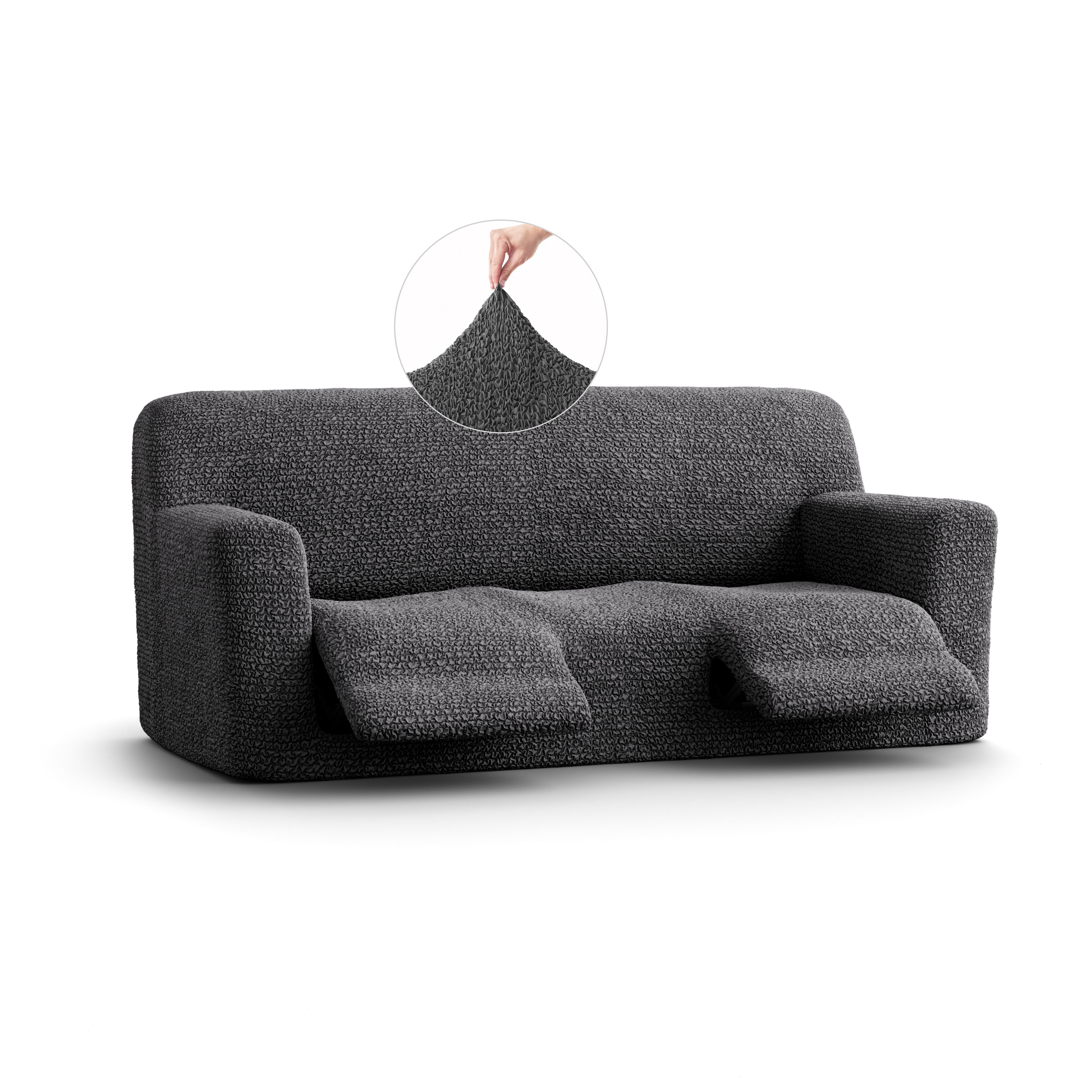Microfibra - Funda Berger 3 cuerpos Charcoal
