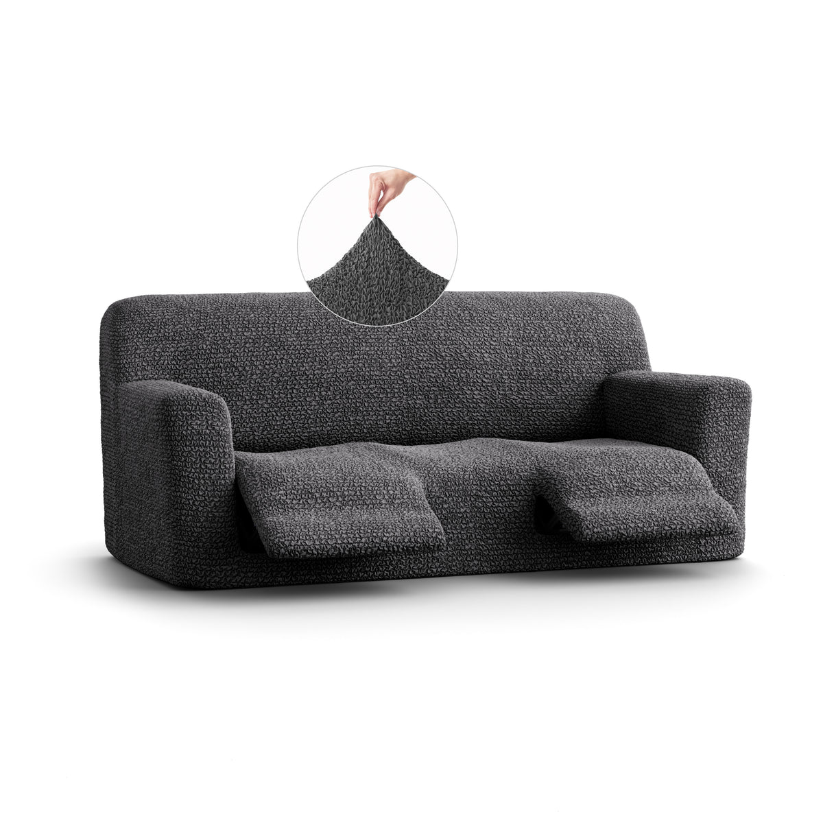 Microfibra - Funda Berger 3 cuerpos Charcoal