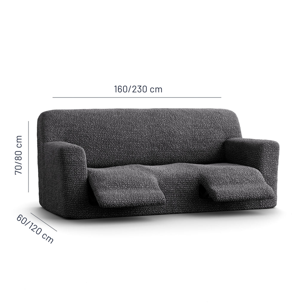 Microfibra - Funda Berger 3 cuerpos Charcoal