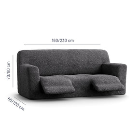 Microfibra - Funda Berger 3 cuerpos Charcoal
