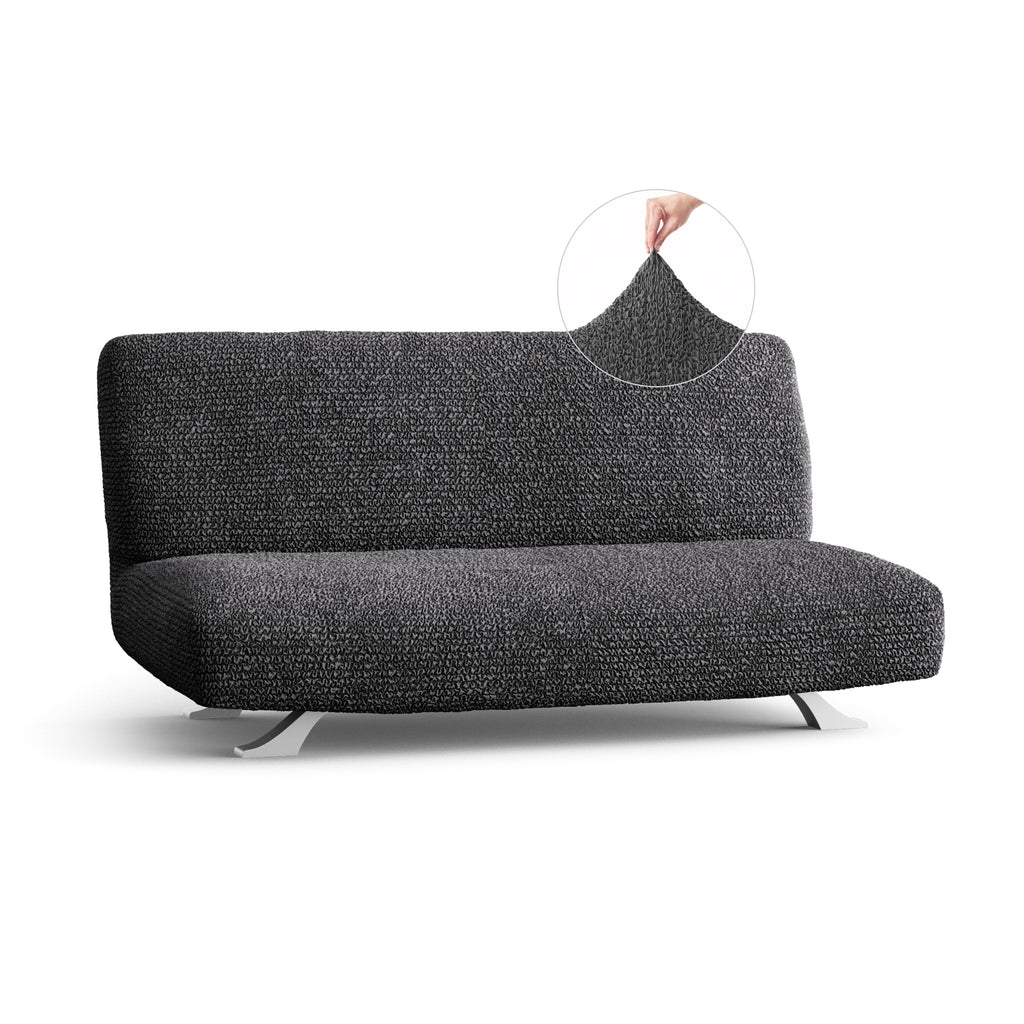 Microfibra - Funda Futon Charcoal