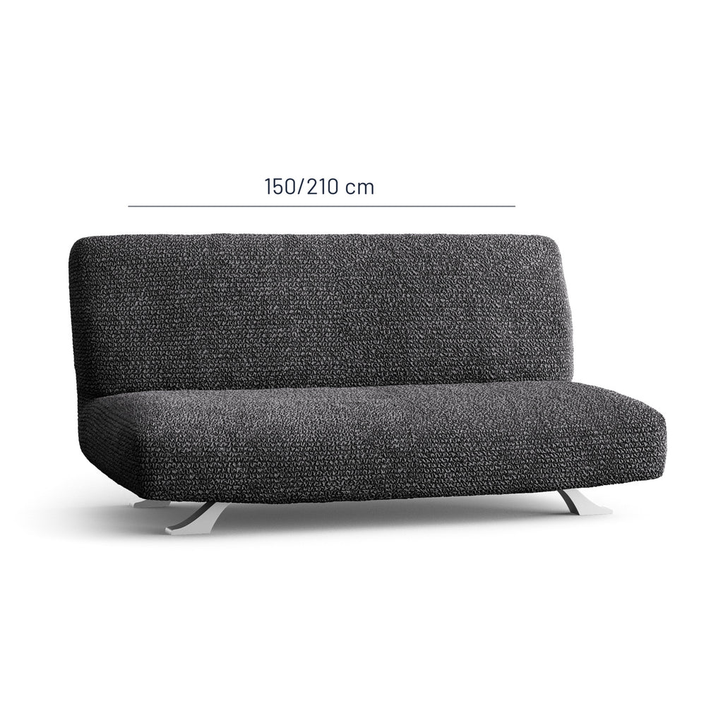 Microfibra - Funda Futon Charcoal