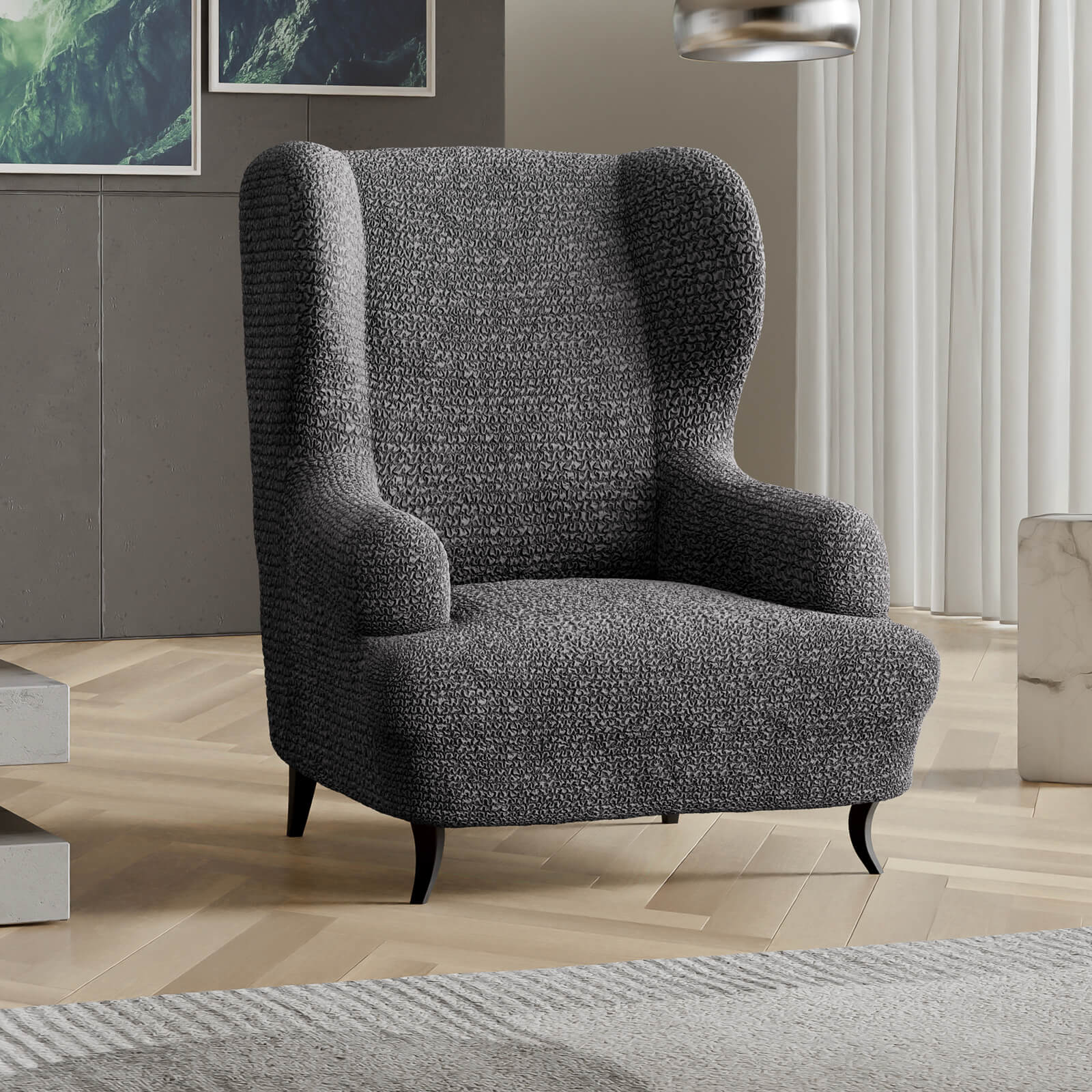 Microfibra - Funda Sitial Charcoal