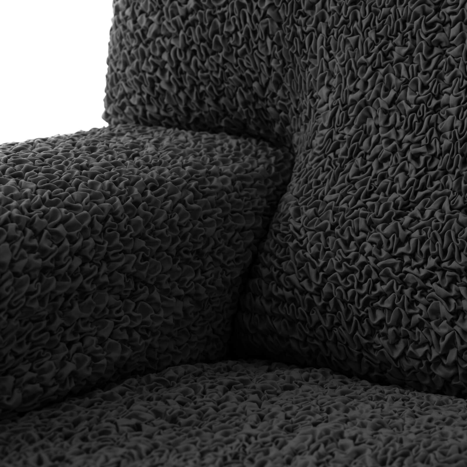 Microfibra - Funda Sofa 3 cuerpos Black
