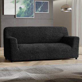 Microfibra - Funda Sofa 3 cuerpos Black