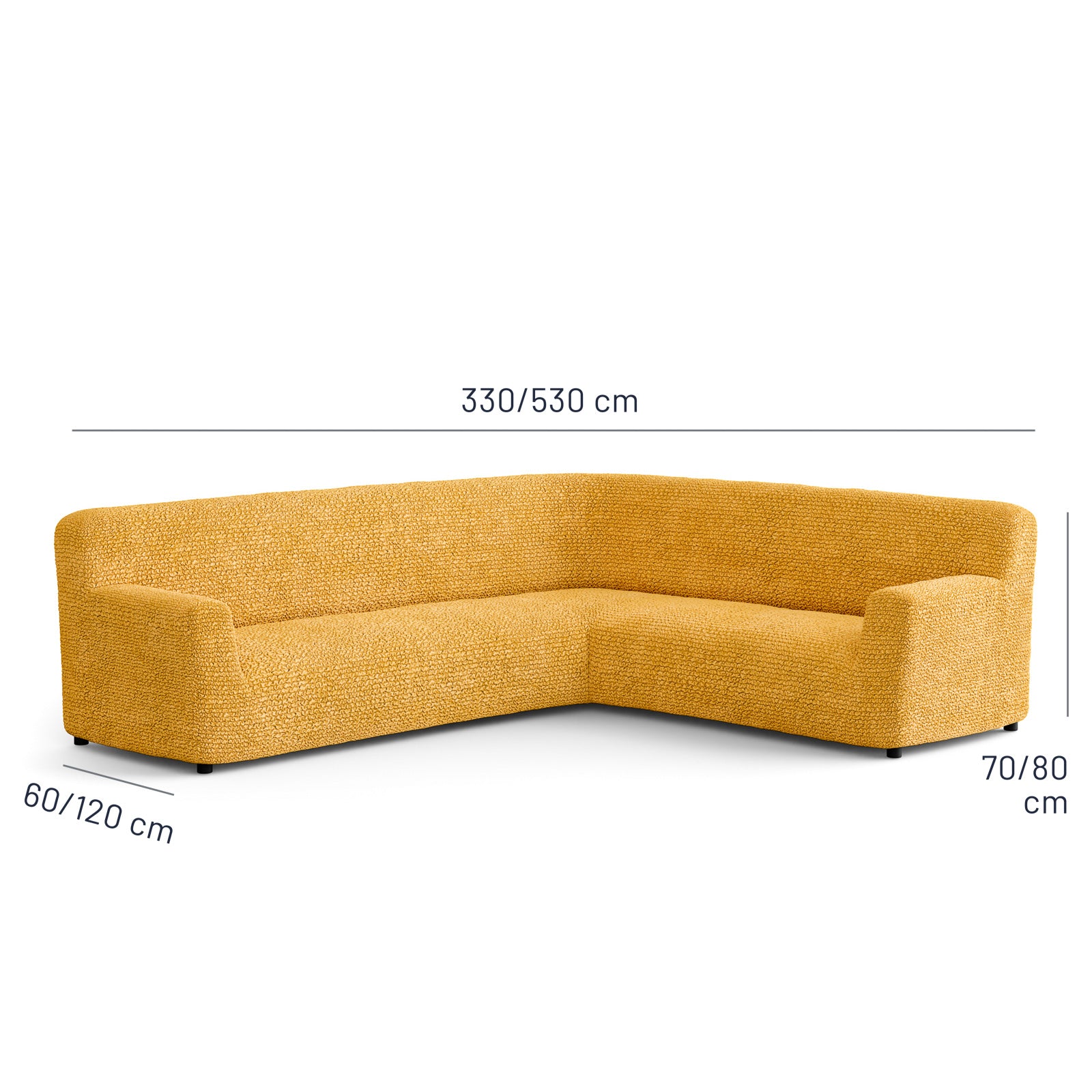 Microfibra - Funda Sofa Esquinero Mango