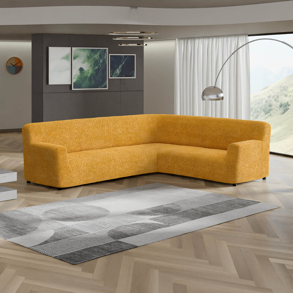 Microfibra - Funda Sofa Esquinero Mango