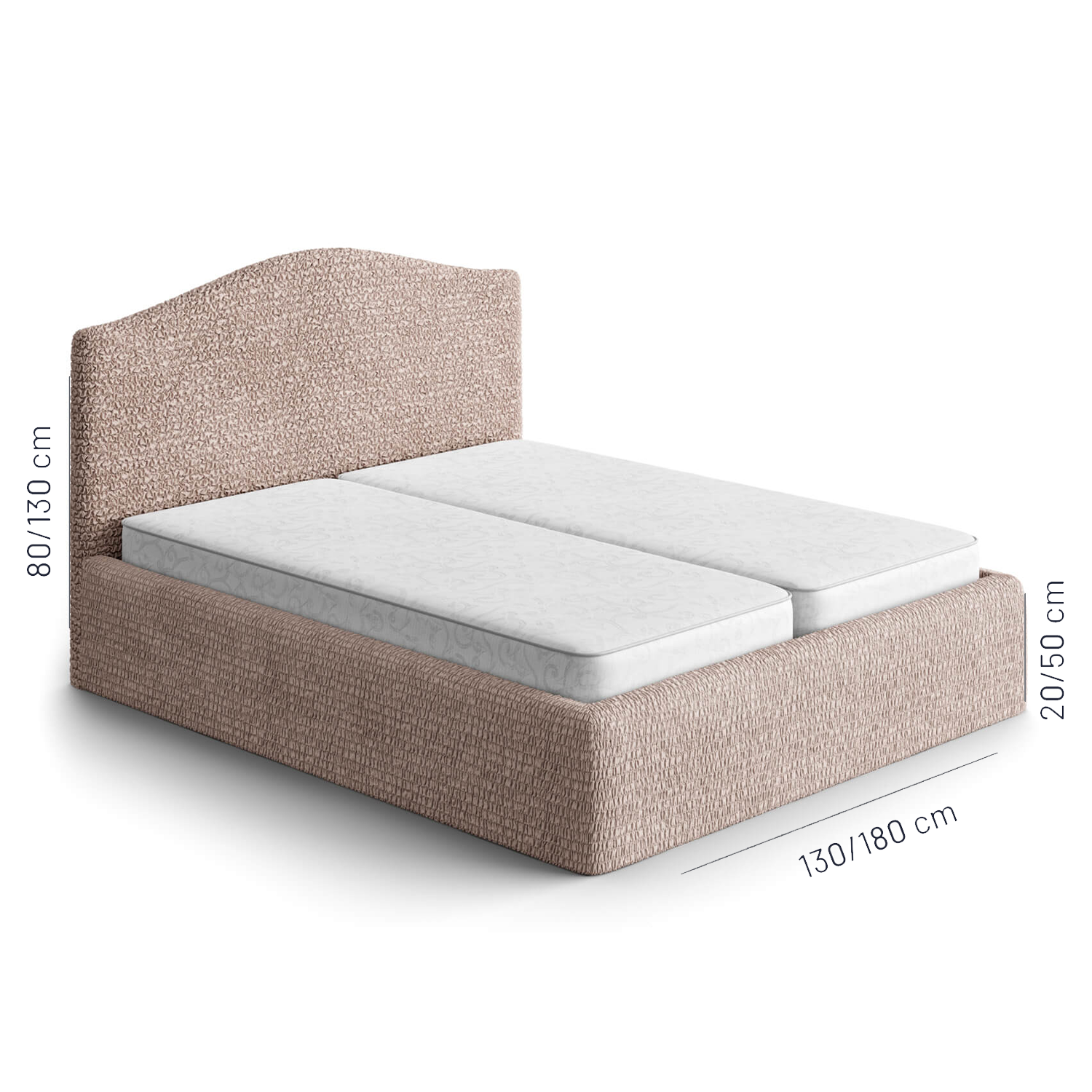 Microfibra - Funda Cama 2 Plazas Turtledove