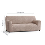 Microfibra - Funda Sofa 3 cuerpos Turtledove