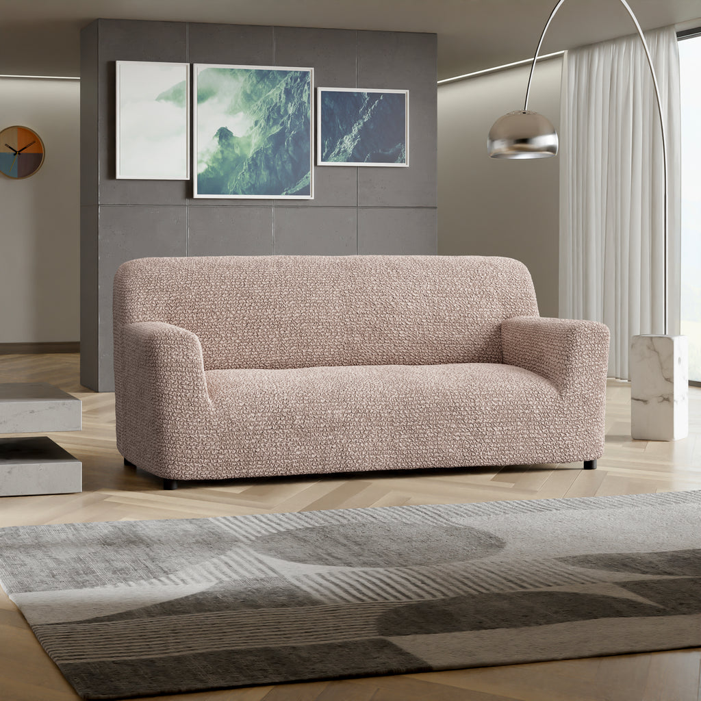 Microfibra - Funda Sofa 3 cuerpos Turtledove