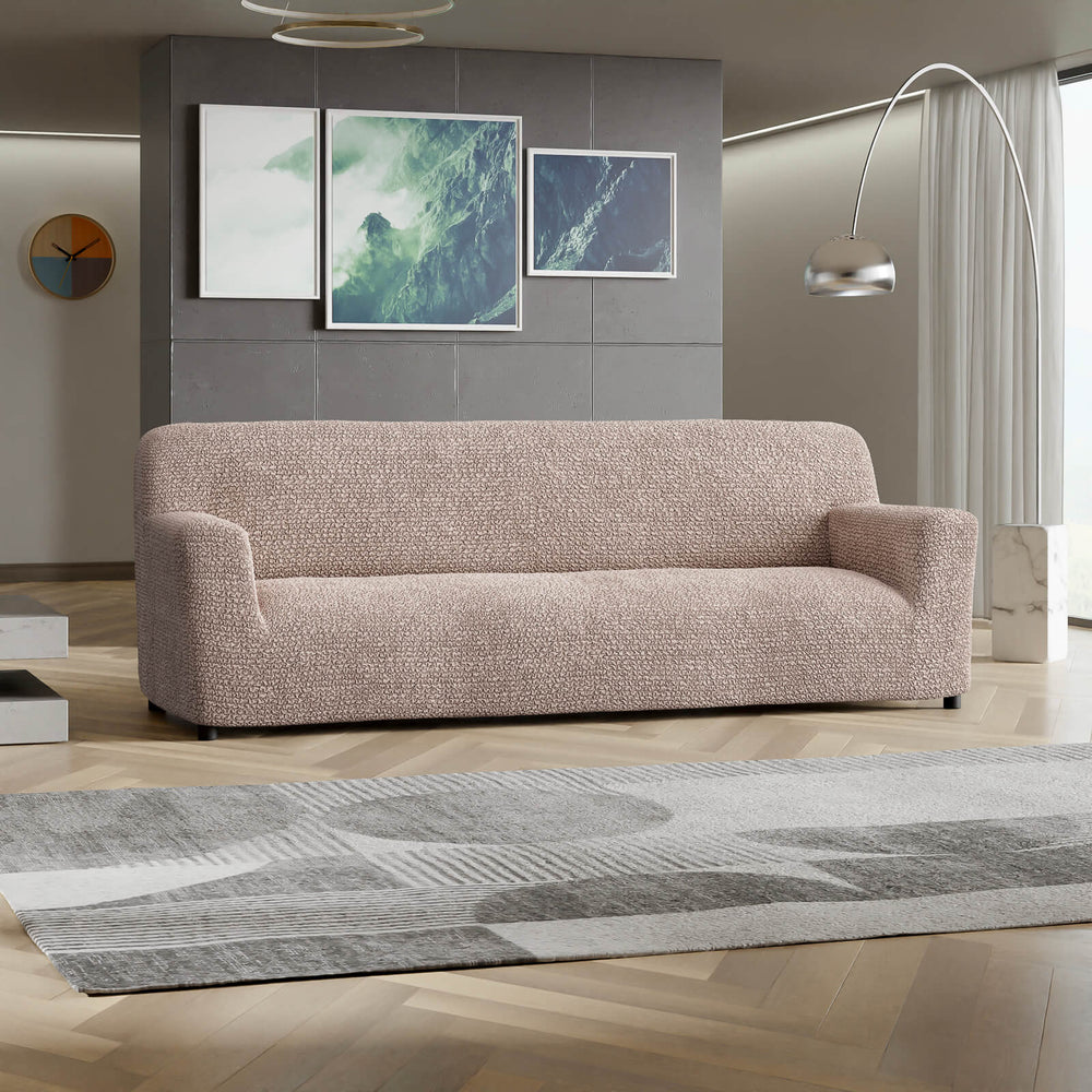 Microfibra - Funda Sofa 4 cuerpos Turtledove