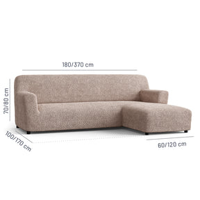 Microfibra - Funda Sofa L Derecho Turtledove