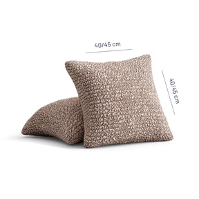 Microfibra - 2 Fundas Cojines Turtledove