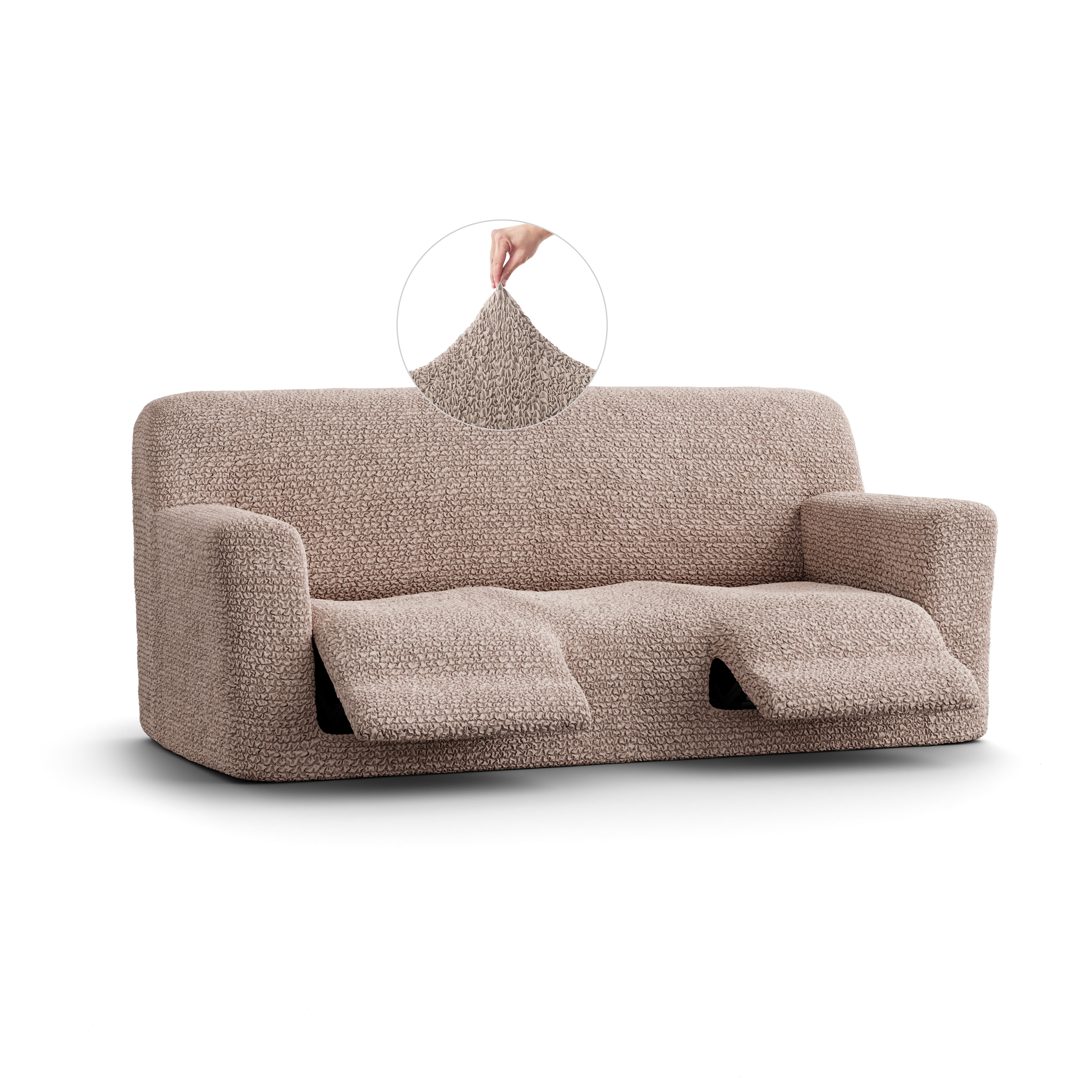 Microfibra - Funda Berger 3 cuerpos Turtledove