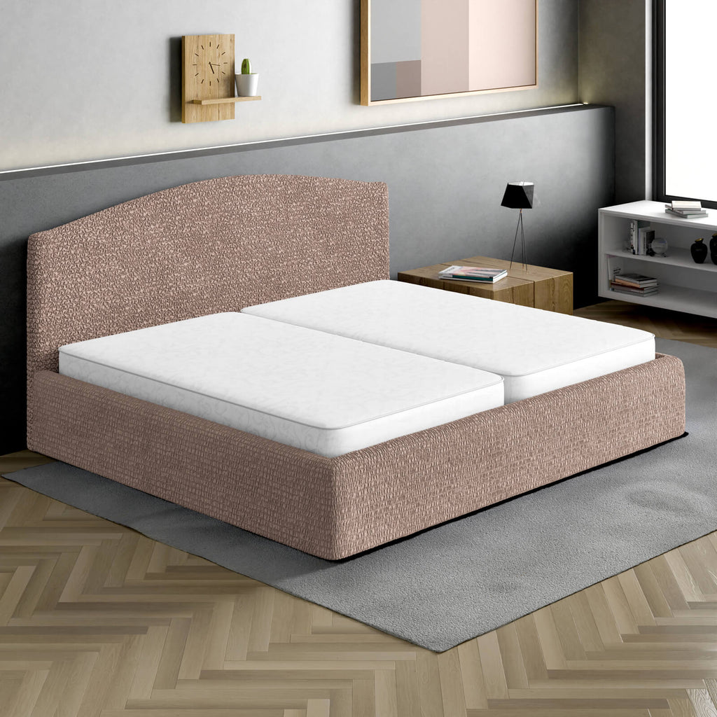 Microfibra - Funda Cama King Capuccino