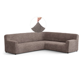 Microfibra - Funda Sofa Esquinero Capuccino