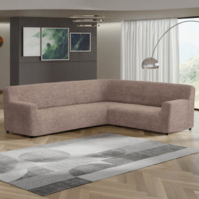 Microfibra - Funda Sofa Esquinero Capuccino