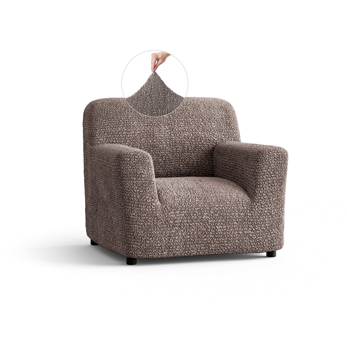 Microfibra - Funda Sillon Capuccino