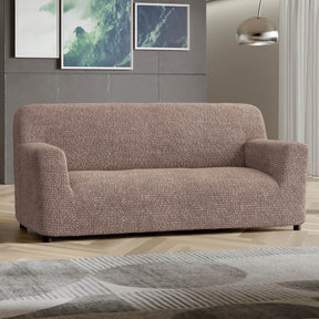 Microfibra - Funda Sofa 3 cuerpos Capuccino