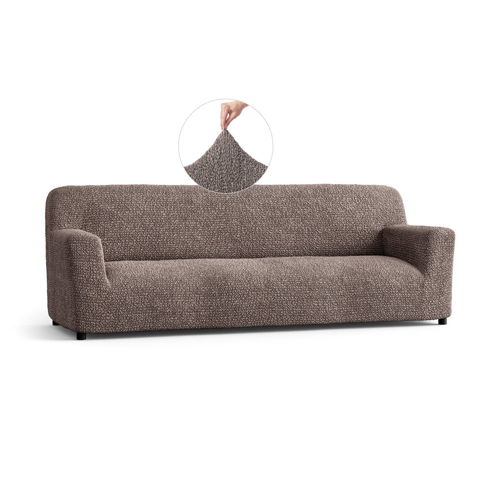 Microfibra - Funda Sofa 4 cuerpos Capuccino
