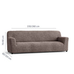 Microfibra - Funda Sofa 4 cuerpos Capuccino
