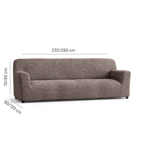 Microfibra - Funda Sofa 4 cuerpos Capuccino