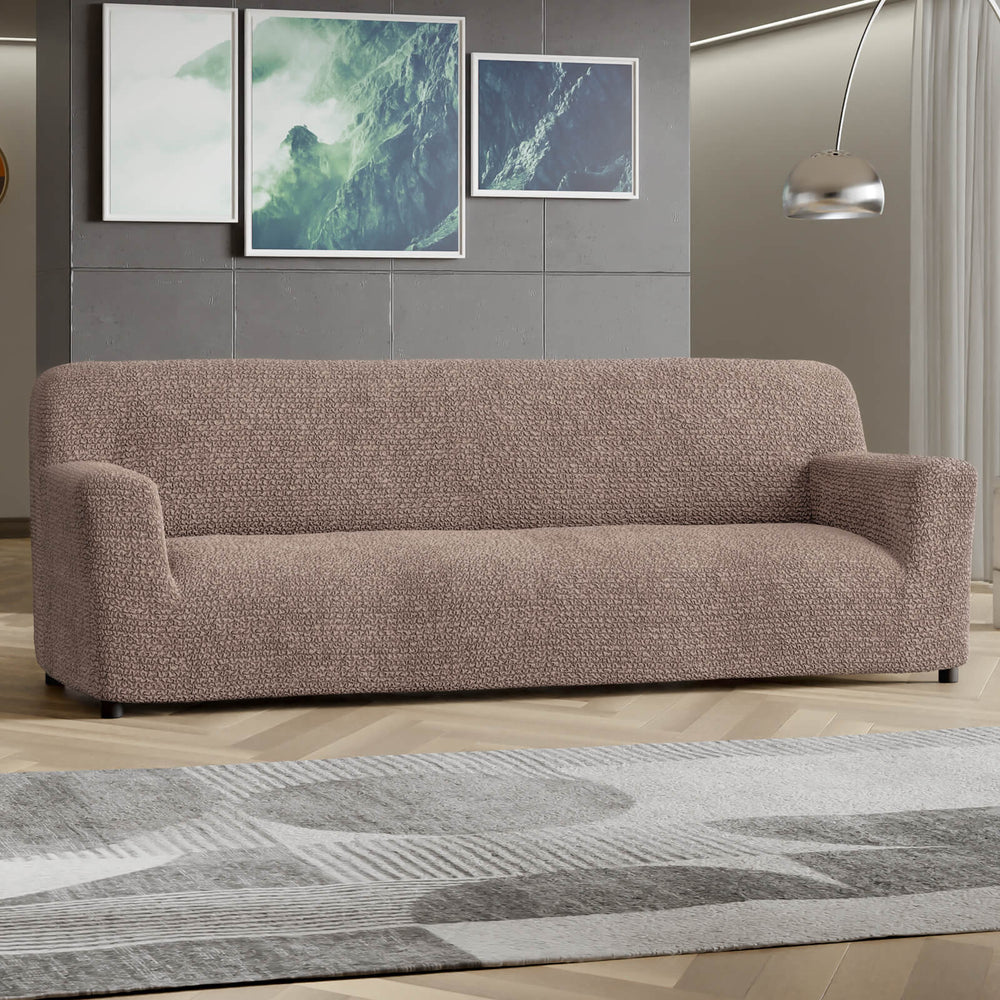 Microfibra - Funda Sofa 4 cuerpos Capuccino