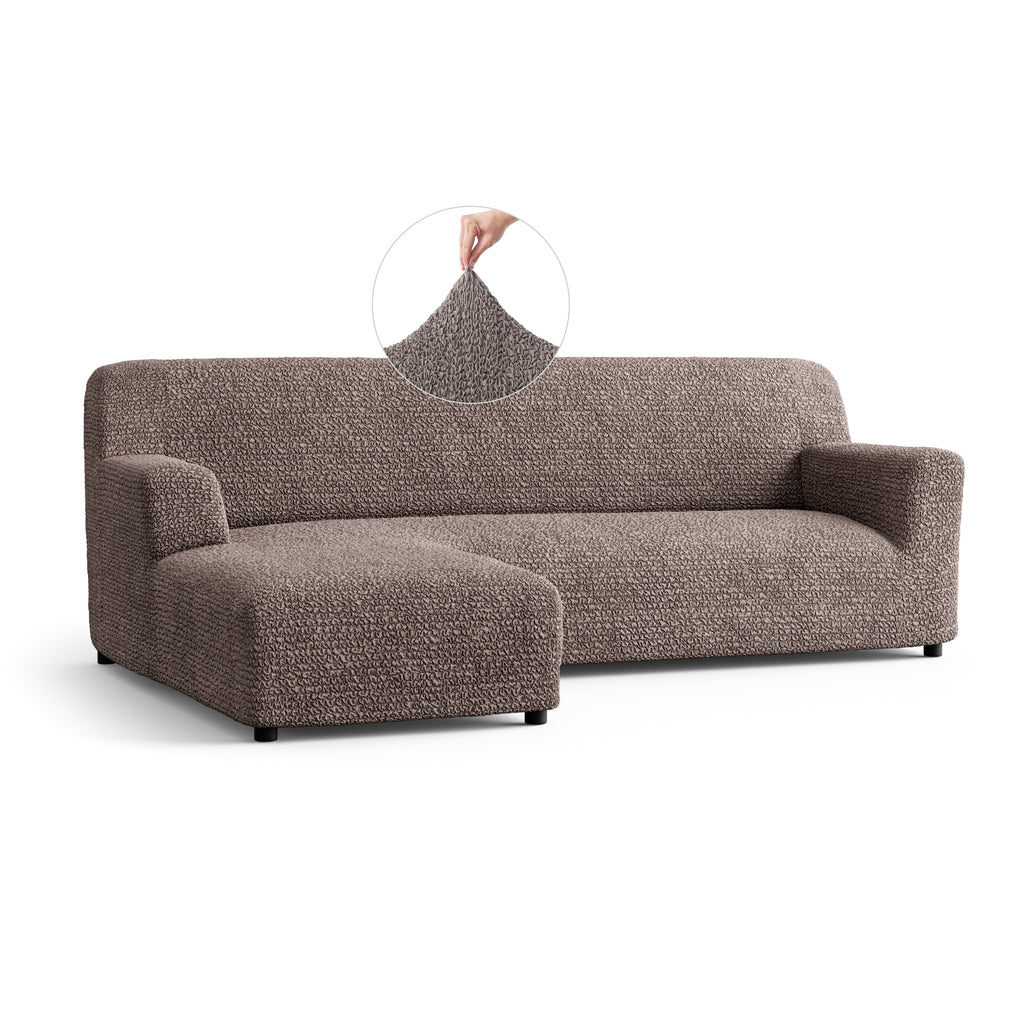 Microfibra - Funda Sofa L Izquierdo Capuccino