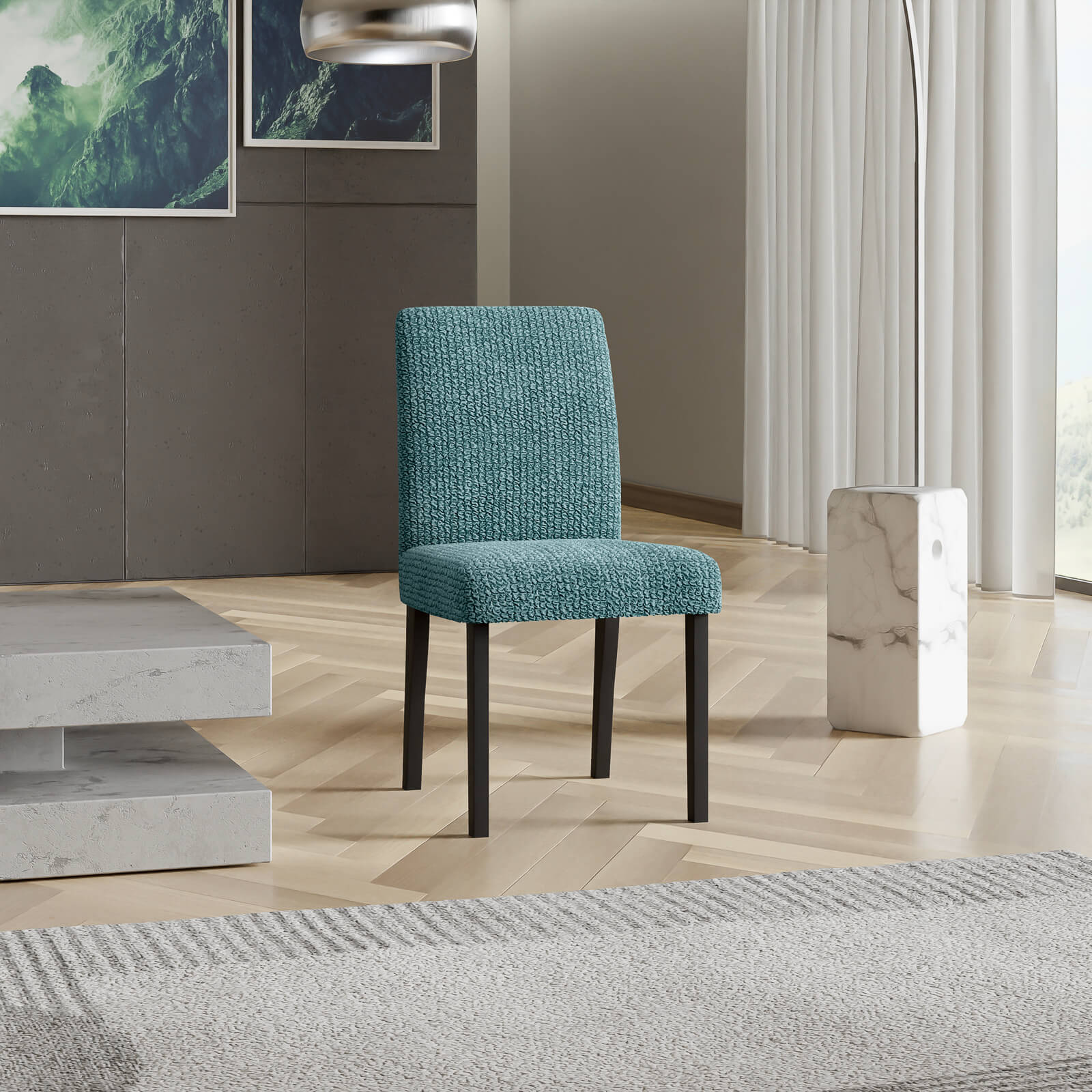 Microfibra - Funda Silla Green Emerald