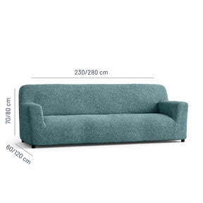 Microfibra - Funda Sofa 4 cuerpos Green Emerald