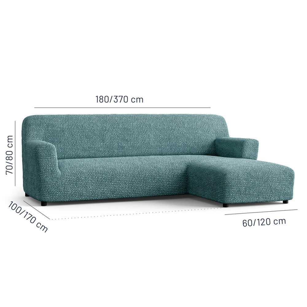 Microfibra - Funda Sofa L Derecho Green Emerald