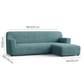 Microfibra - Funda Sofa L Derecho Green Emerald