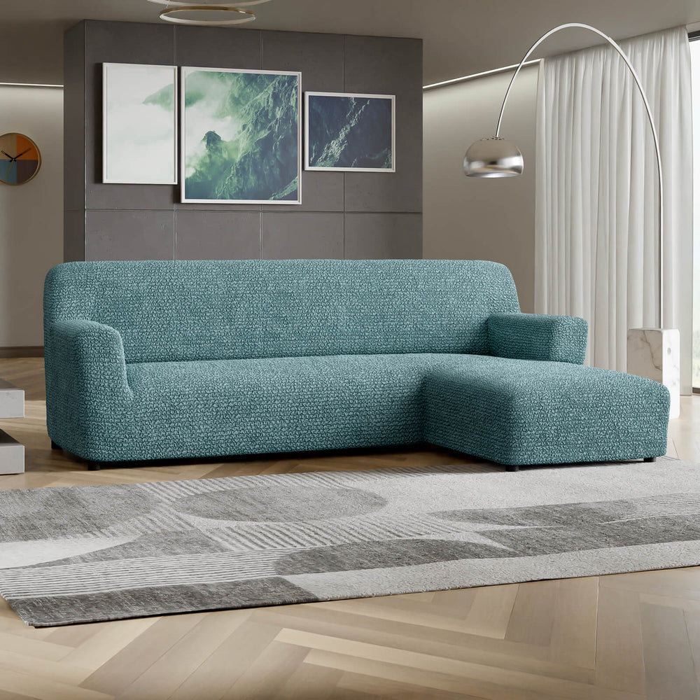 Microfibra - Funda Sofa L Derecho Green Emerald