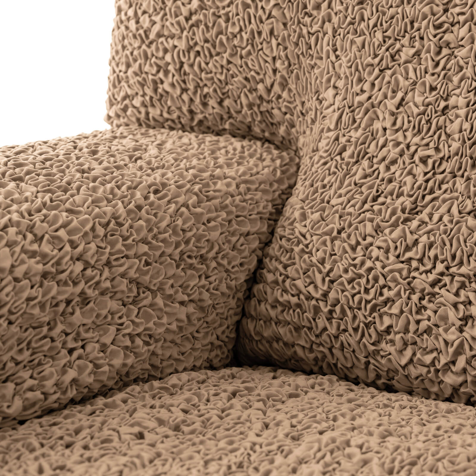 Microfibra - Funda Sofa L Izquierdo Camel