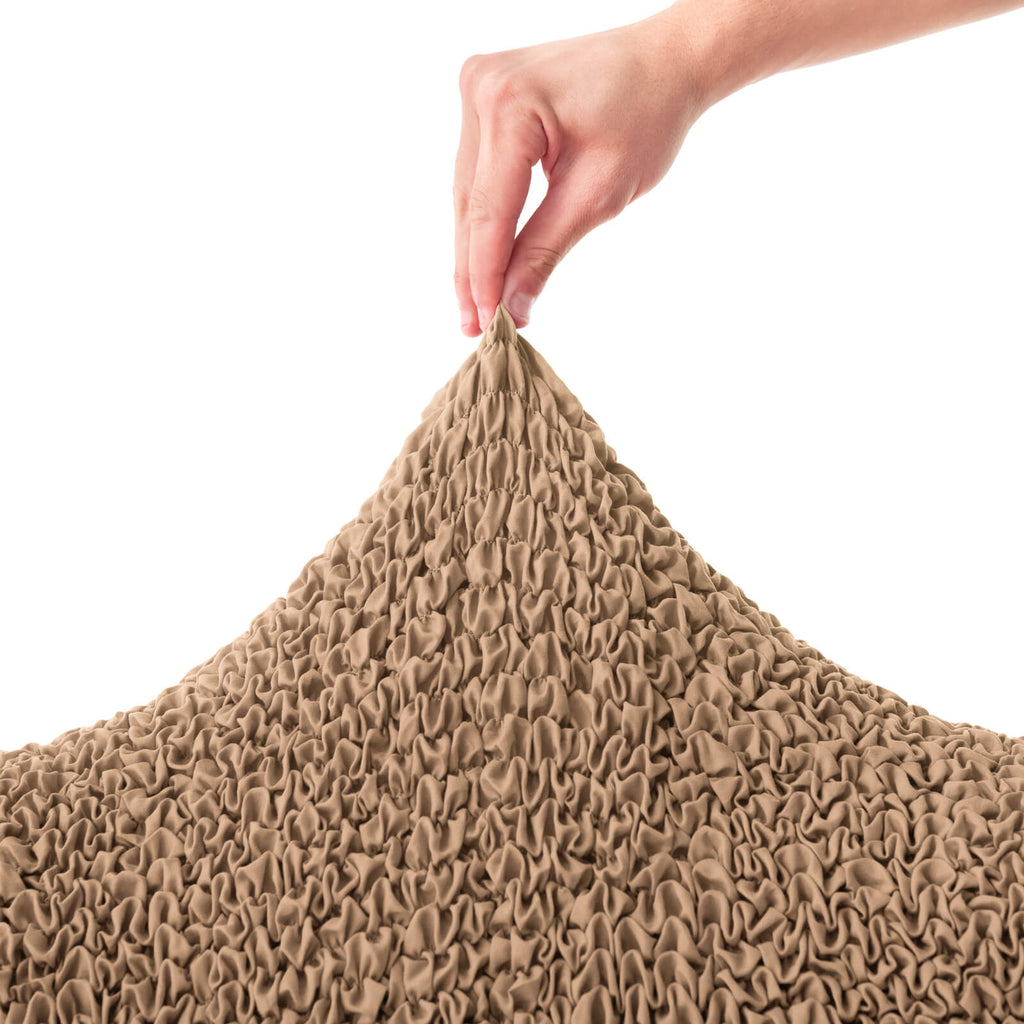 Microfibra - Funda Sofa 3 cuerpos Latte