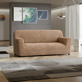 Microfibra - Funda Sofa 3 cuerpos Latte