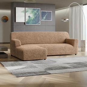 Microfibra - Funda Sofa L Izquierdo Camel
