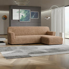 Microfibra - Funda Sofa L Derecho Camel