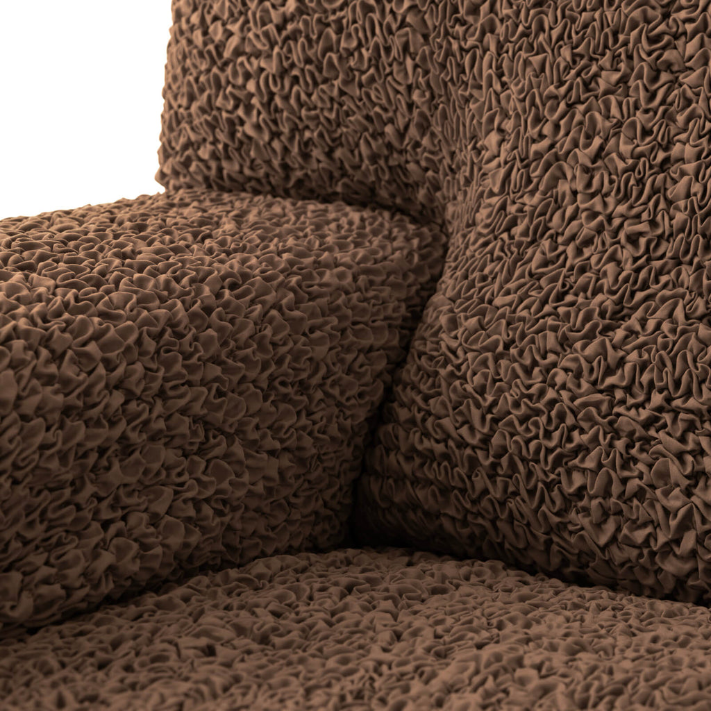 Microfibra - Funda Sofa 3 cuerpos Cocoa